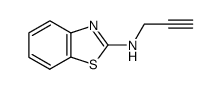 2-Benzothiazolamine,N-2-propynyl-(9CI) structure