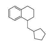 1-cyclopentylmethyl-1,2,3,4-tetrahydro-naphthalene结构式