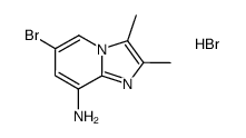 6-bromo-2,3-dimethyl-imidazo[1,2-a]pyridin-8-ylamine hydrobromide结构式