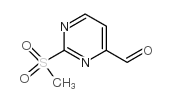 2-甲砜基-4-嘧啶甲醛结构式