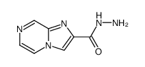 Imidazo[1,2-a]pyrazine-2-carboxylic acid hydrazide结构式