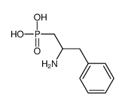 (2-amino-3-phenylpropyl)phosphonic acid结构式