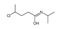 4-chloro-N-propan-2-ylpentanamide结构式