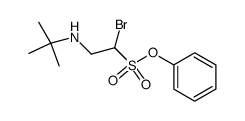 1-Bromo-2-tert-butylamino-ethanesulfonic acid phenyl ester Structure