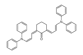 2,6-bis[3-(N-phenylanilino)prop-2-enylidene]cyclohexan-1-one Structure