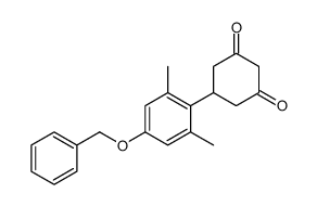 5-(2,6-dimethyl-4-phenylmethoxyphenyl)cyclohexane-1,3-dione Structure