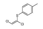 1-(1,2-dichloroethenylsulfanyl)-4-methylbenzene Structure