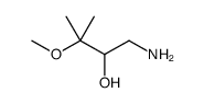 1-氨基-3-甲氧基-3-甲基丁-2-醇结构式