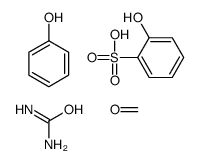 formaldehyde,2-hydroxybenzenesulfonic acid,phenol,urea结构式