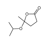 5-methyl-5-propan-2-yloxyoxolan-2-one结构式