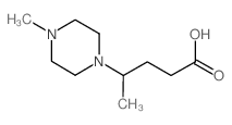 4-(4-甲基-哌嗪-1-基)-戊酸结构式