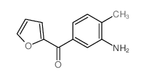 (3-amino-4-methylphenyl)-(furan-2-yl)methanone结构式