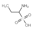 1-aminopropane-1-sulfonic acid Structure