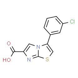 3-(3-CHLOROPHENYL)IMIDAZO[2,1-B]THIAZOLE-6-CARBOXYLIC ACID structure