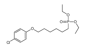 1-chloro-4-(6-diethoxyphosphorylhexoxy)benzene结构式