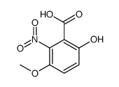 6-hydroxy-3-methoxy-2-nitrobenzoic acid结构式