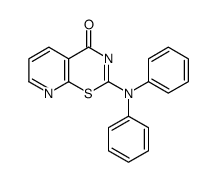 2-(N-phenylanilino)pyrido[3,2-e][1,3]thiazin-4-one Structure