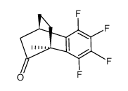 6-Keto-1-methyl-2,3-tetrafluorobenzobicyclo<2.2.2>octene结构式