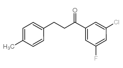 3'-CHLORO-5'-FLUORO-3-(4-METHYLPHENYL)PROPIOPHENONE picture