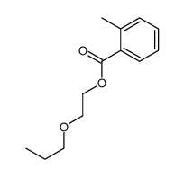 2-propoxyethyl 2-methylbenzoate Structure