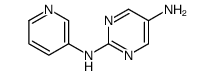 N-吡啶-3-基-嘧啶-2,5-二胺结构式