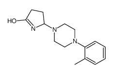 5-[4-(2-methylphenyl)piperazin-1-yl]pyrrolidin-2-one Structure