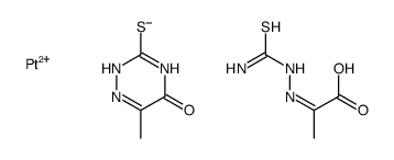 pyruvic acid thiosemicarbazone-platinum complex结构式