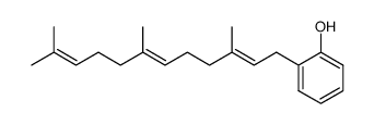 2-((2E,6E)-3,7,11-trimethyldodeca-2,6,10-trienyl)phenol结构式