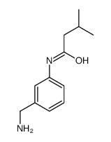 N-[3-(aminomethyl)phenyl]-3-methylbutanamide Structure