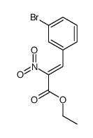 ethyl 3-(3-bromophenyl)-2-nitroprop-2-enoate Structure