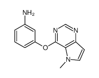 3-(5-methylpyrrolo[3,2-d]pyrimidin-4-yl)oxyaniline Structure