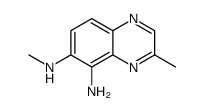 5,6-Quinoxalinediamine,N6,3-dimethyl-(9CI) Structure