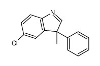 5-chloro-3-methyl-3-phenylindole结构式