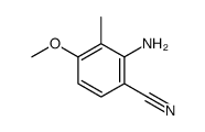 2-amino-4-methoxy-3-methylbenzonitrile structure