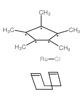 CHLORO(1,5-CYCLOOCTADIENE)(PENTAMETHYLCYCLOPENTADIENYL)RUTHENIUM structure