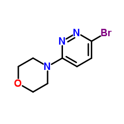 4-(6-Bromopyridazin-3-yl)morpholine Structure