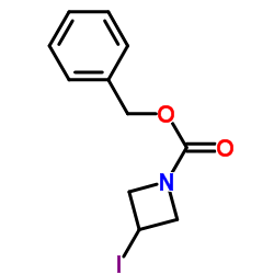 3-碘氮杂环丁烷-1-羧酸苄酯结构式