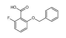 2-Benzyloxy-6-fluorobenzoic acid结构式