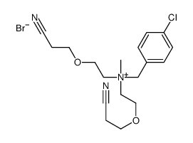 (p-chlorobenzyl)bis[2-(2-cyanoethoxy)ethyl]methylammonium bromide picture