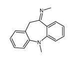 N-(5,11-dihydro-5-methyl-10H-dibenz[b,f]azepin-10-ylidene)methylamine结构式