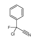 2-chloro-2-fluoro-2-phenylacetonitrile Structure