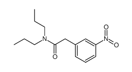 N,N-di-n-propyl-2-(3-nitrophenyl)acetamide结构式