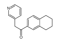 2-pyridin-3-yl-1-(5,6,7,8-tetrahydronaphthalen-2-yl)ethanone结构式