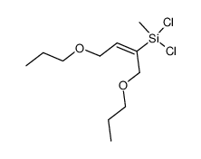 1,4-Dipropyloxy-2-(dichlor-methyl-silyl)-buten-(2) Structure