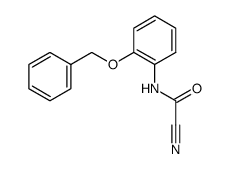 N-(cyanocarbonyl)-2-(benzyloxy)benzenamine Structure
