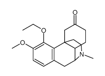 4-Ethoxy-3-methoxy-6-oxo-morphinan结构式