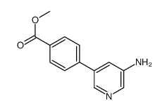 methyl 4-(5-aminopyridin-3-yl)benzoate Structure