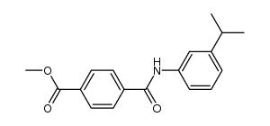 methyl 4-[(3-isopropylphenyl)carbamoyl]benzoate Structure