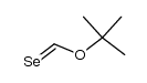 O-t-butyl selenoformate结构式