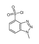 1-methyl-1H-benzotriazole-4-sulfonyl chloride结构式